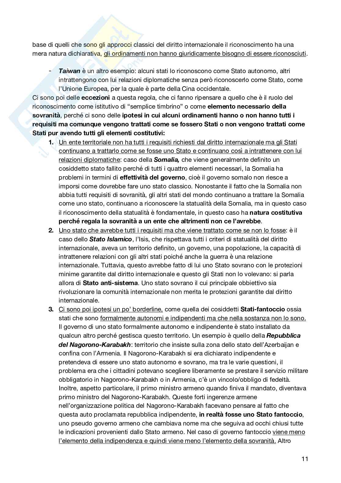 Diritto Internazionale Pag. 11