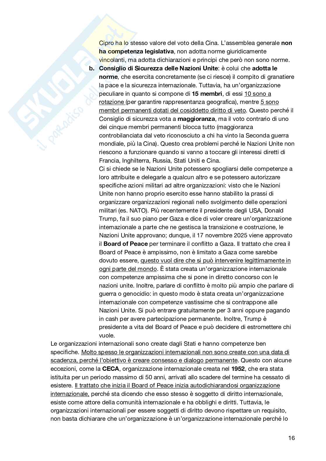 Diritto Internazionale Pag. 16