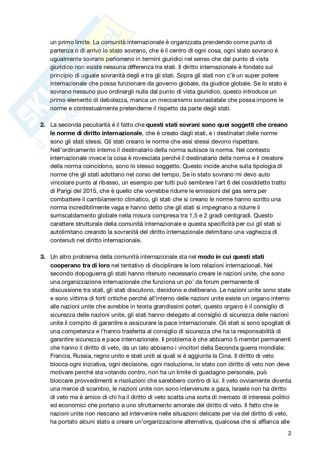 Diritto Internazionale Pag. 2