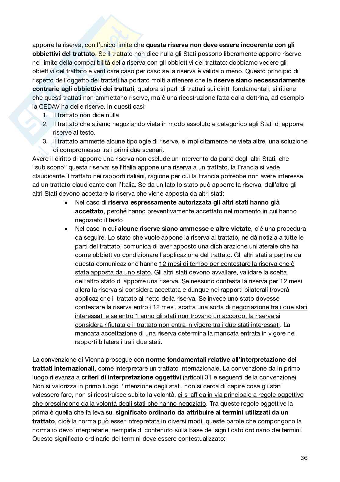 Diritto Internazionale Pag. 36