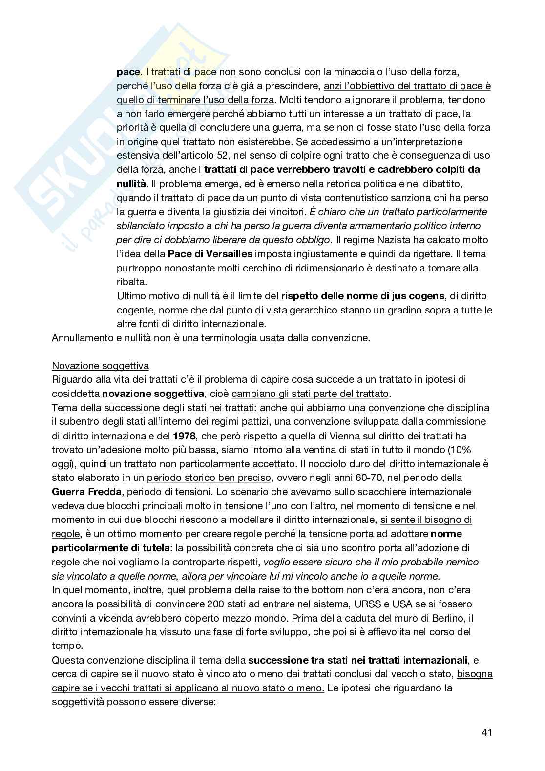 Diritto Internazionale Pag. 41