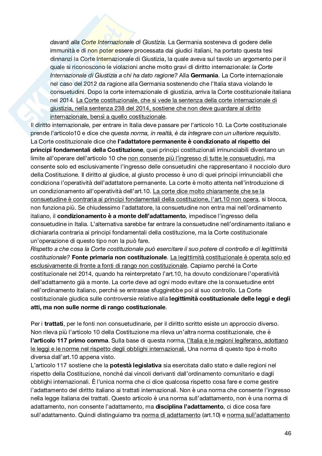 Diritto Internazionale Pag. 46