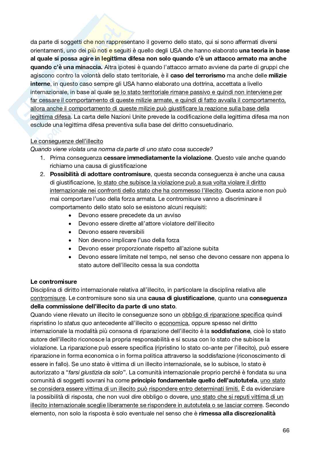 Diritto Internazionale Pag. 66
