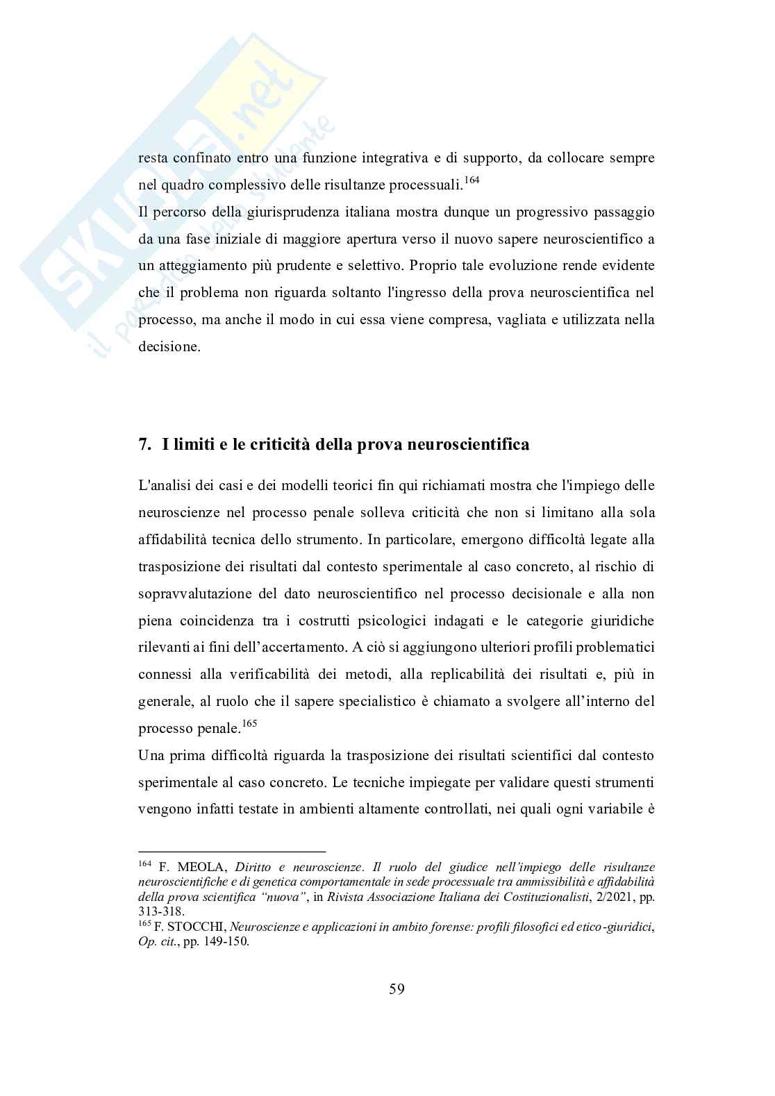 Ricerca della verità oltre i limiti della fallibilità umana: prova neuroscientifica e algoritmi nel giudizio penale Pag. 66