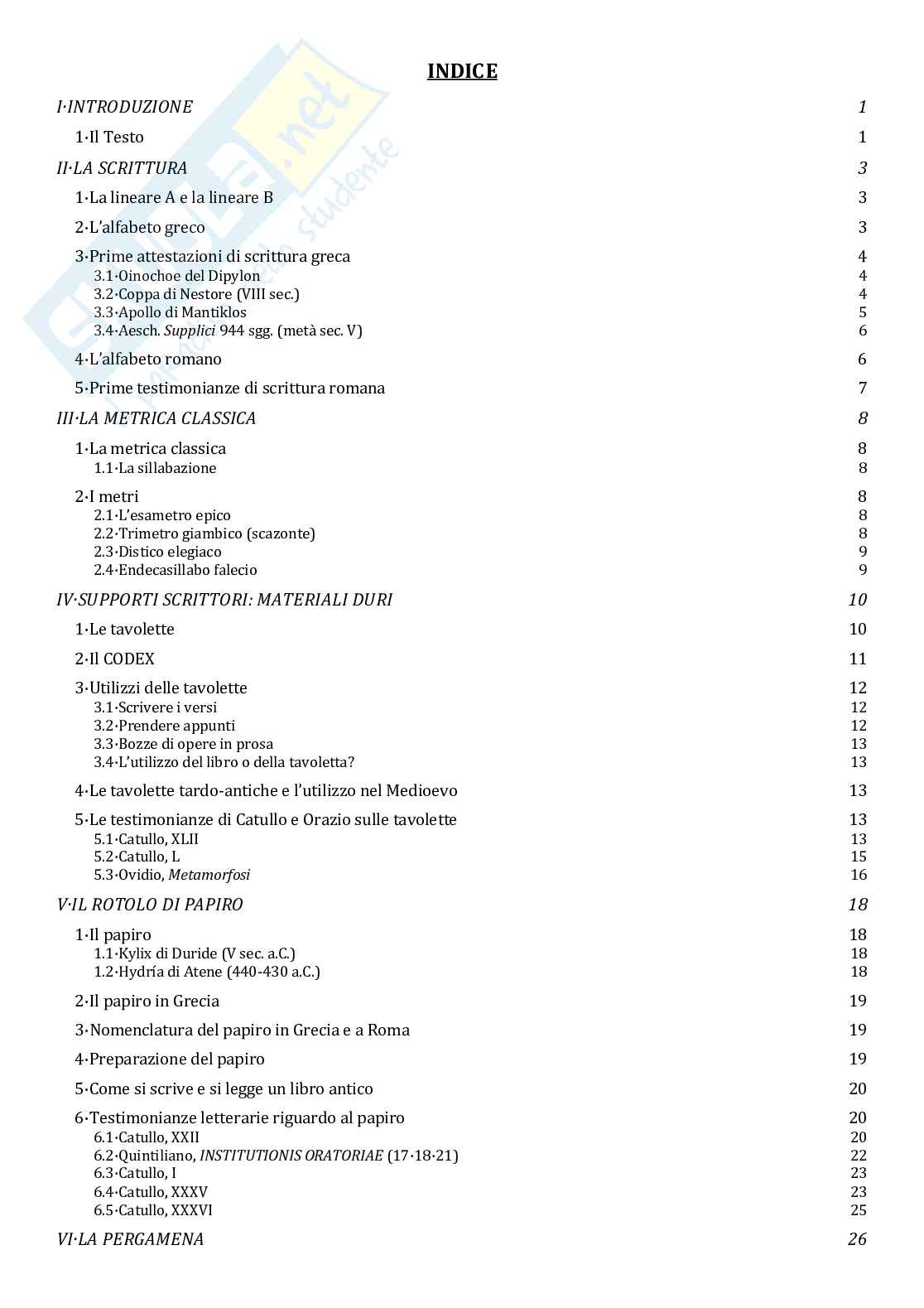 Appunti di Filologia classica Pag. 2