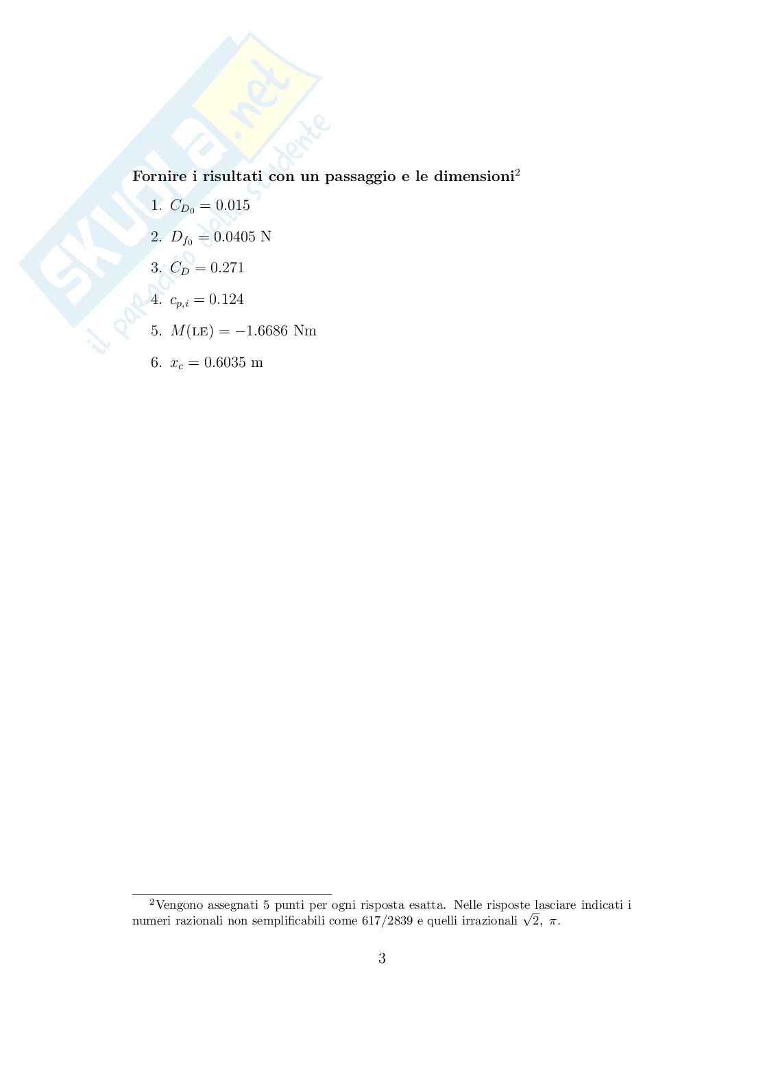 Esercitazione Aerodinamica e gestione termica del veicolo Pag. 6