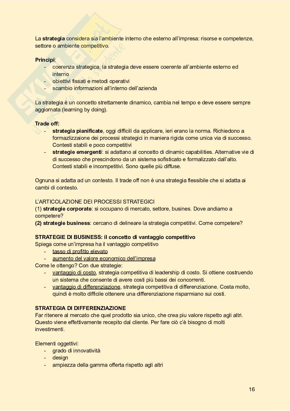 Appunti delle lezioni di Economia e gestione delle imprese Pag. 16