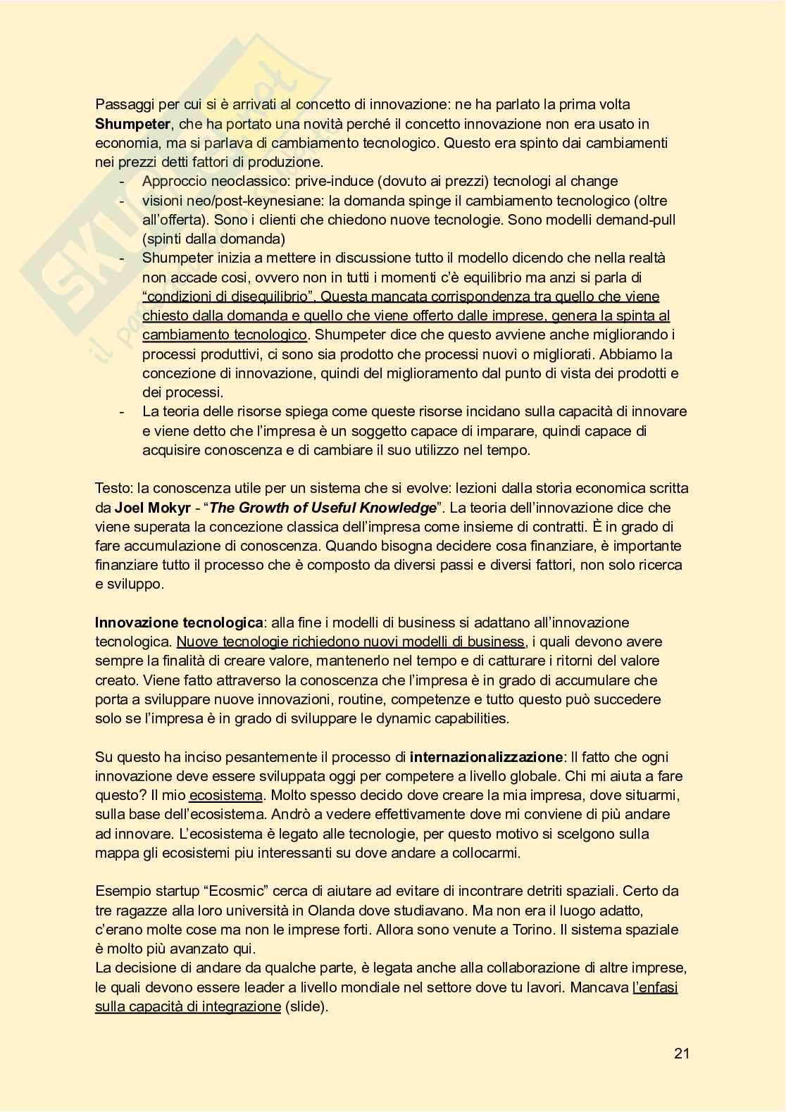 Appunti delle lezioni di Economia e gestione delle imprese Pag. 21
