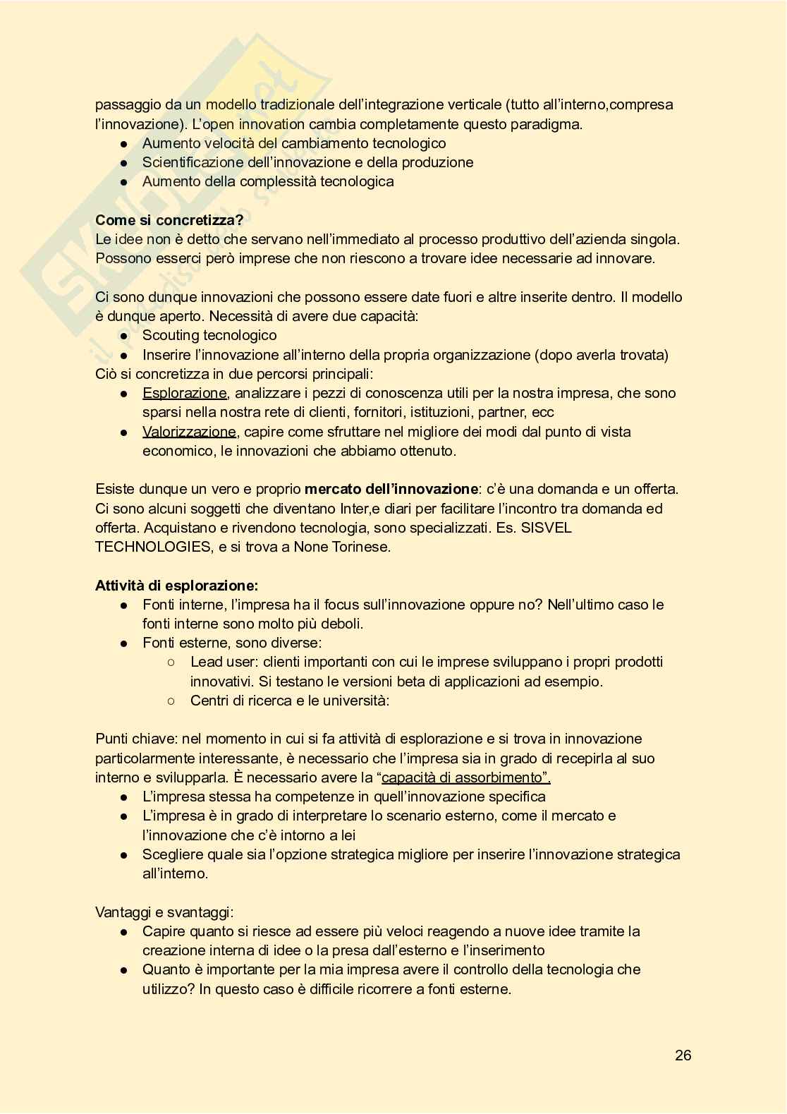 Appunti delle lezioni di Economia e gestione delle imprese Pag. 26