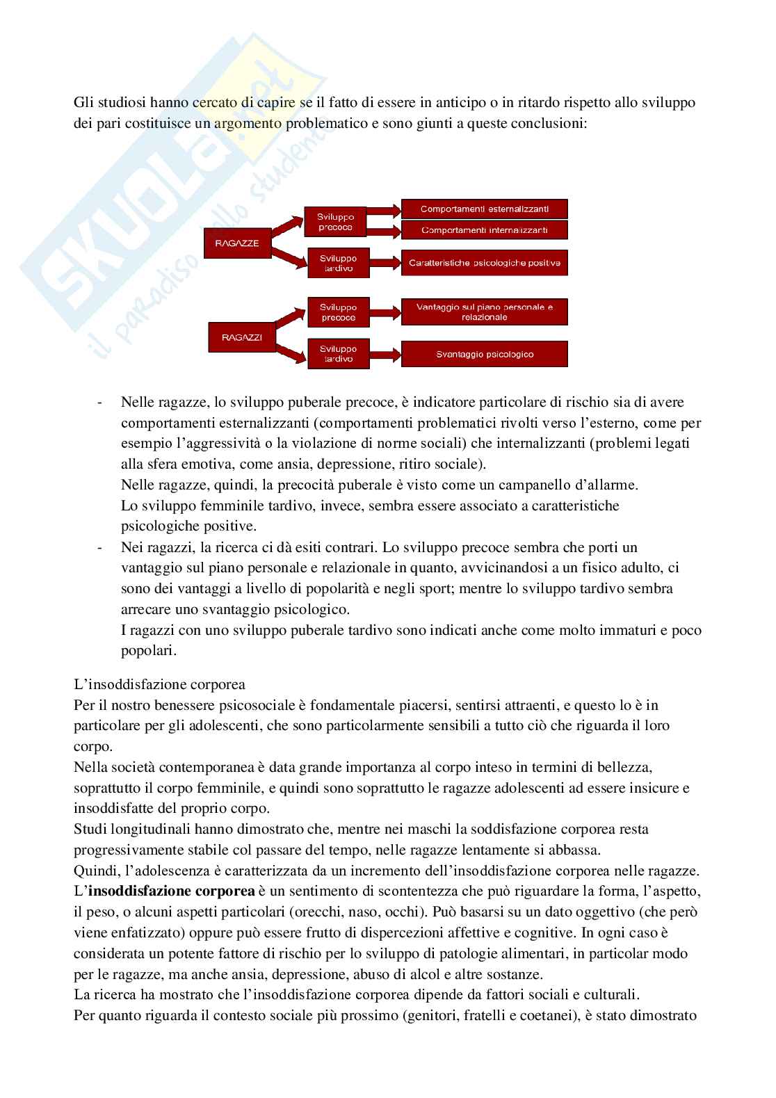 Appunti di Psicologia dell'adolescenza, prof. Albiero Pag. 6