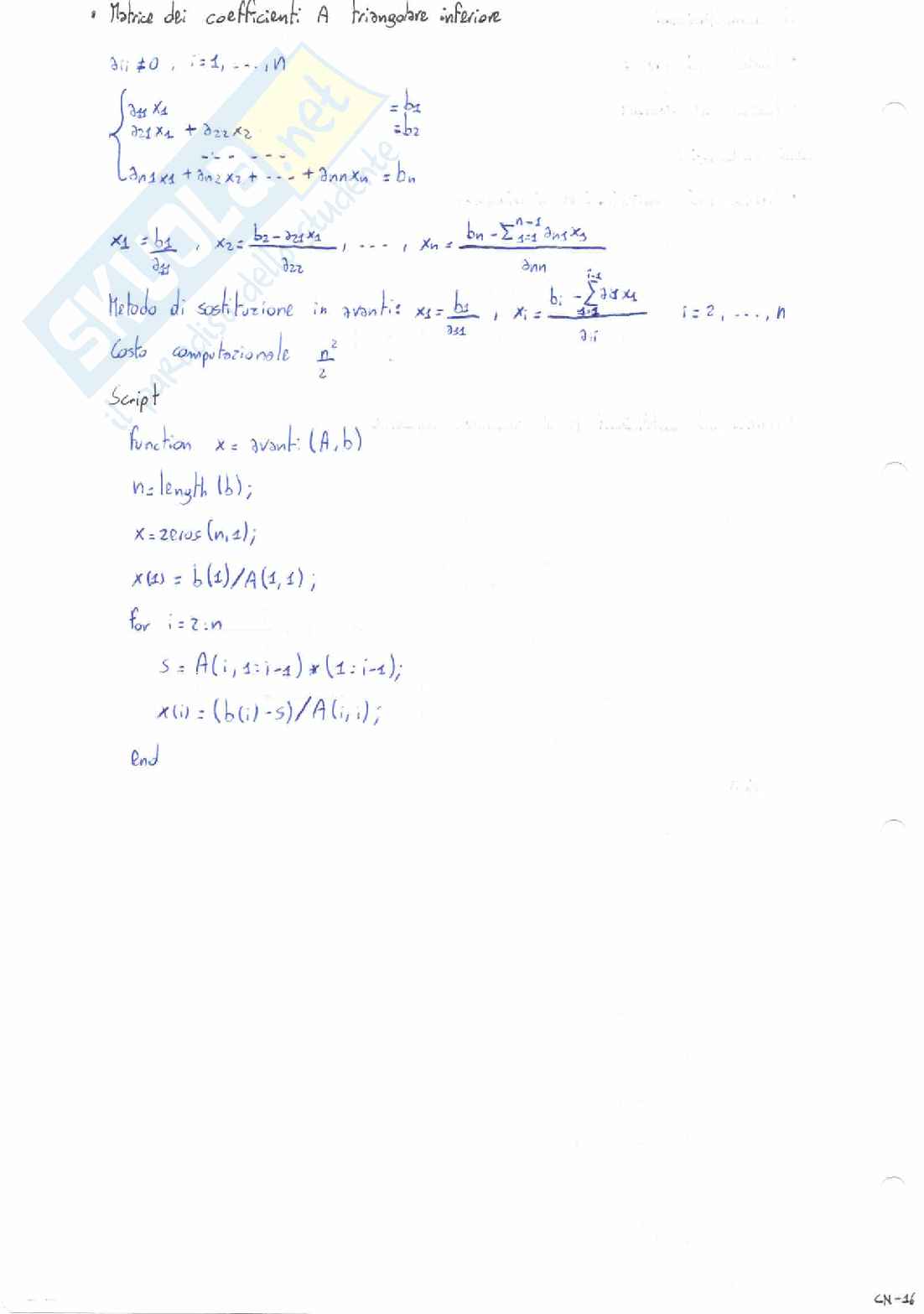 Calcolo numerico  Pag. 2