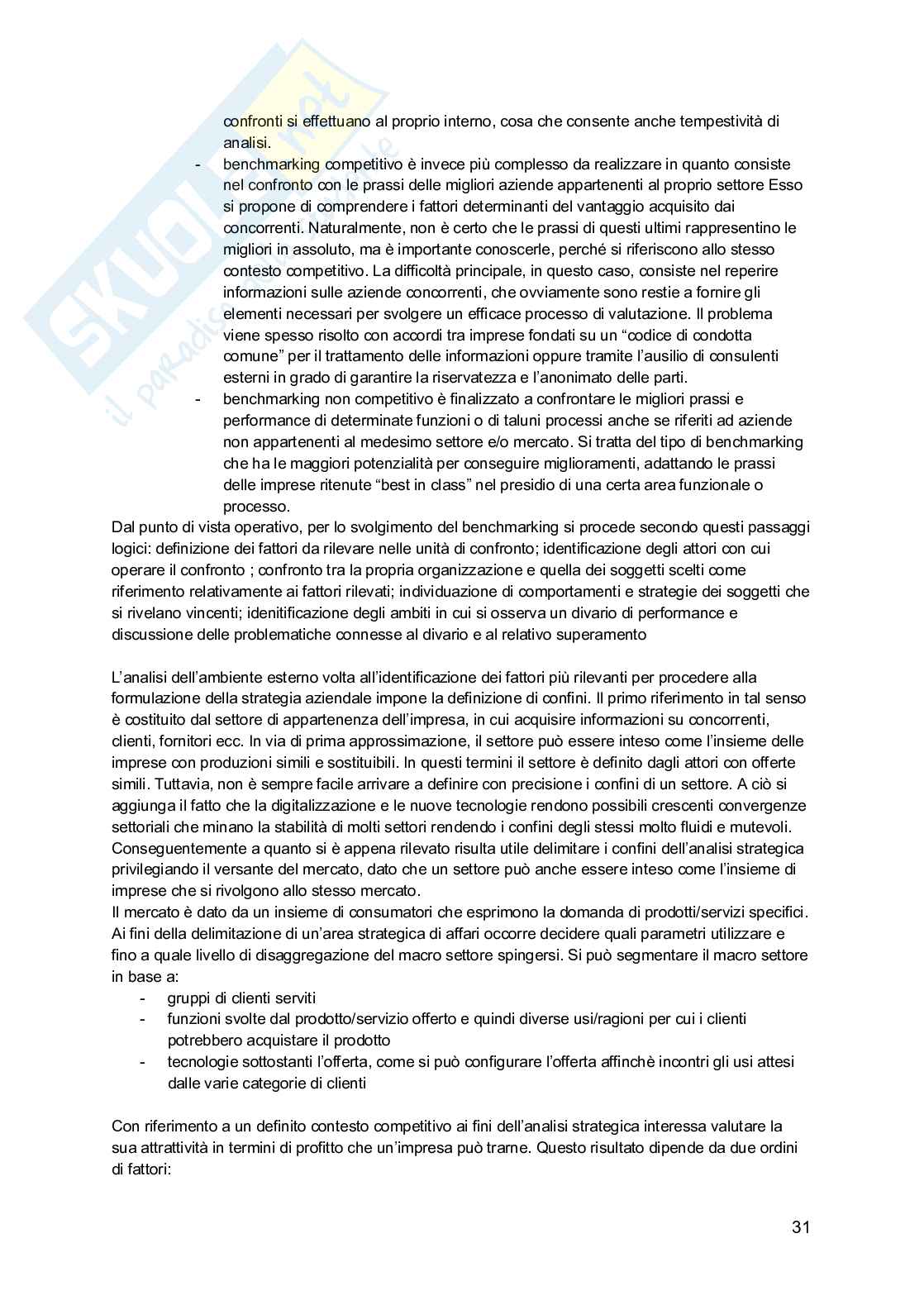 Economia e gestione delle imprese Pag. 31