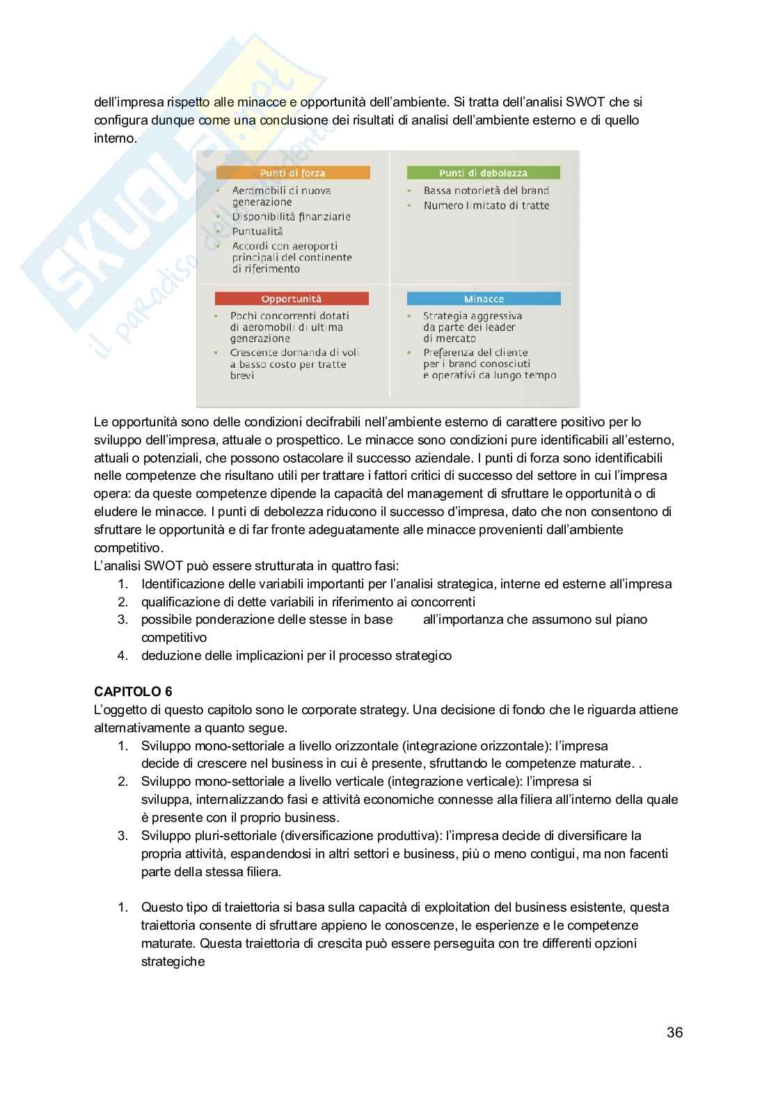 Economia e gestione delle imprese Pag. 36