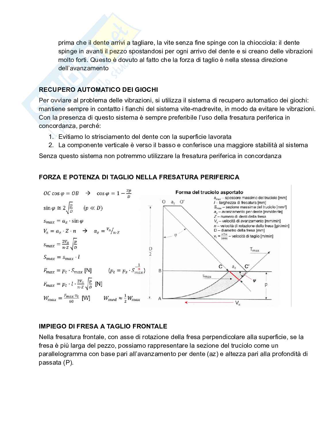 Tecnologie di produzione - appunti completi Pag. 76