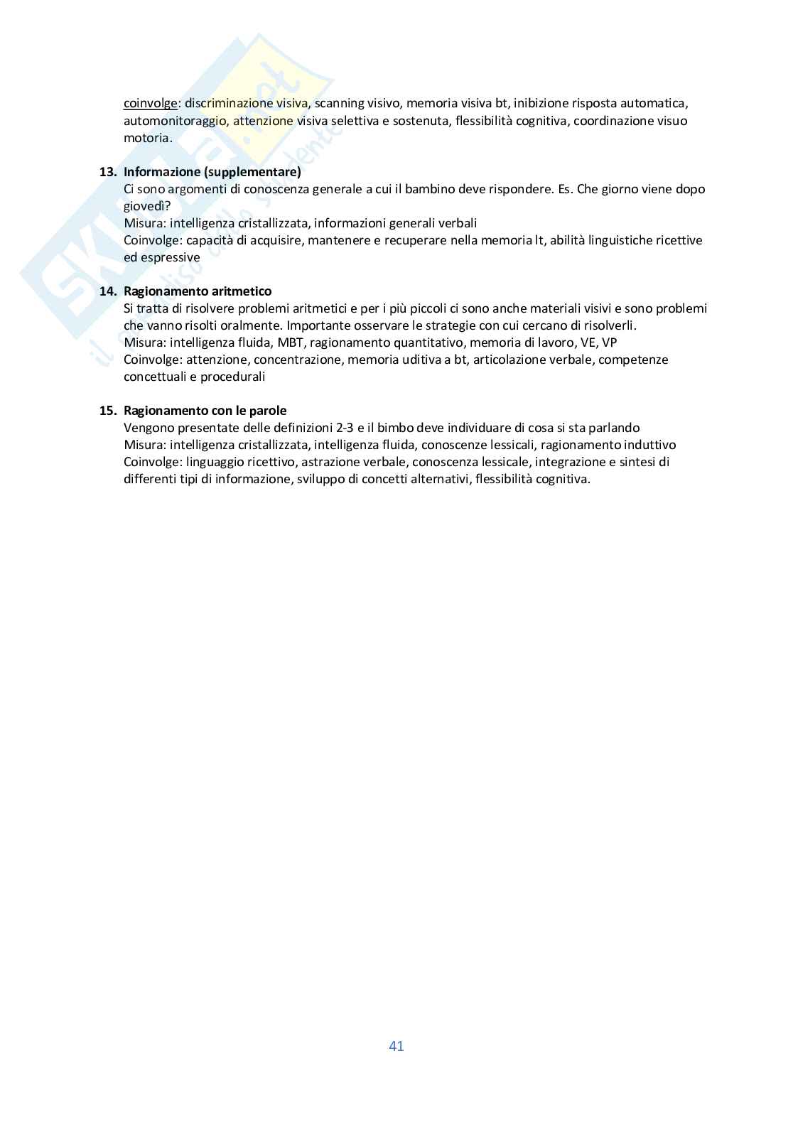 Appunti Tecniche di valutazione dello sviluppo Pag. 41