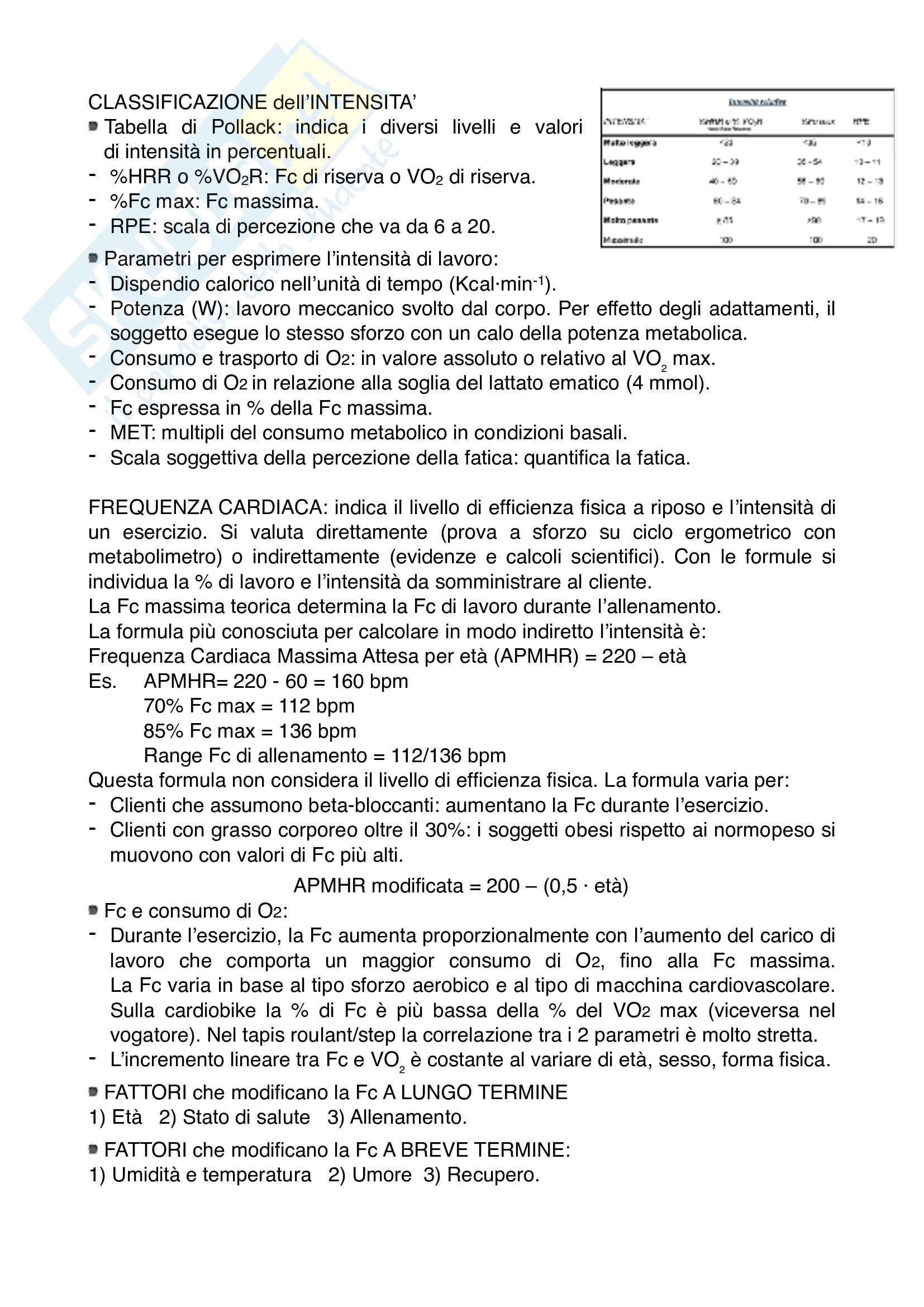 Fitness e attività motorie per la salute Pag. 6