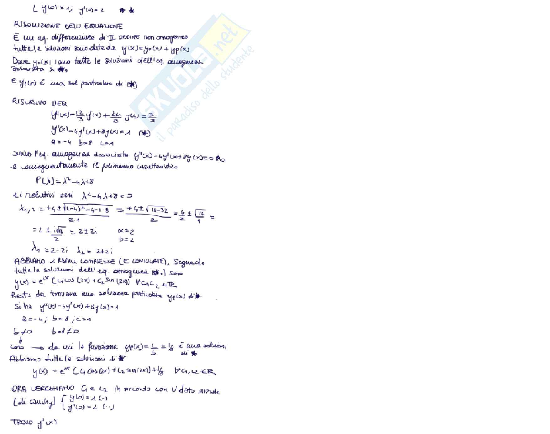 Riassunto esame Matematica, Prof. Palatucci Giampiero, libro consigliato Matematica e statistica , Marco Abate Pag. 41