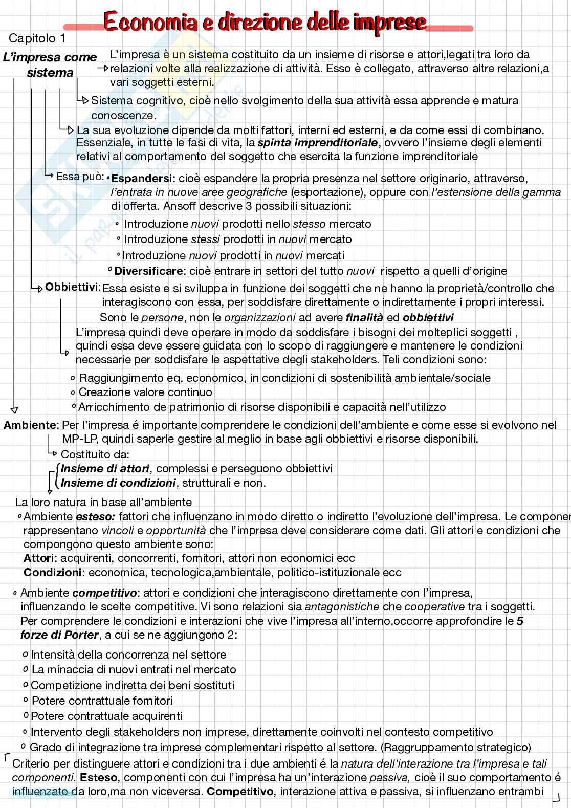 Economia e direzione delle imprese  Pag. 2
