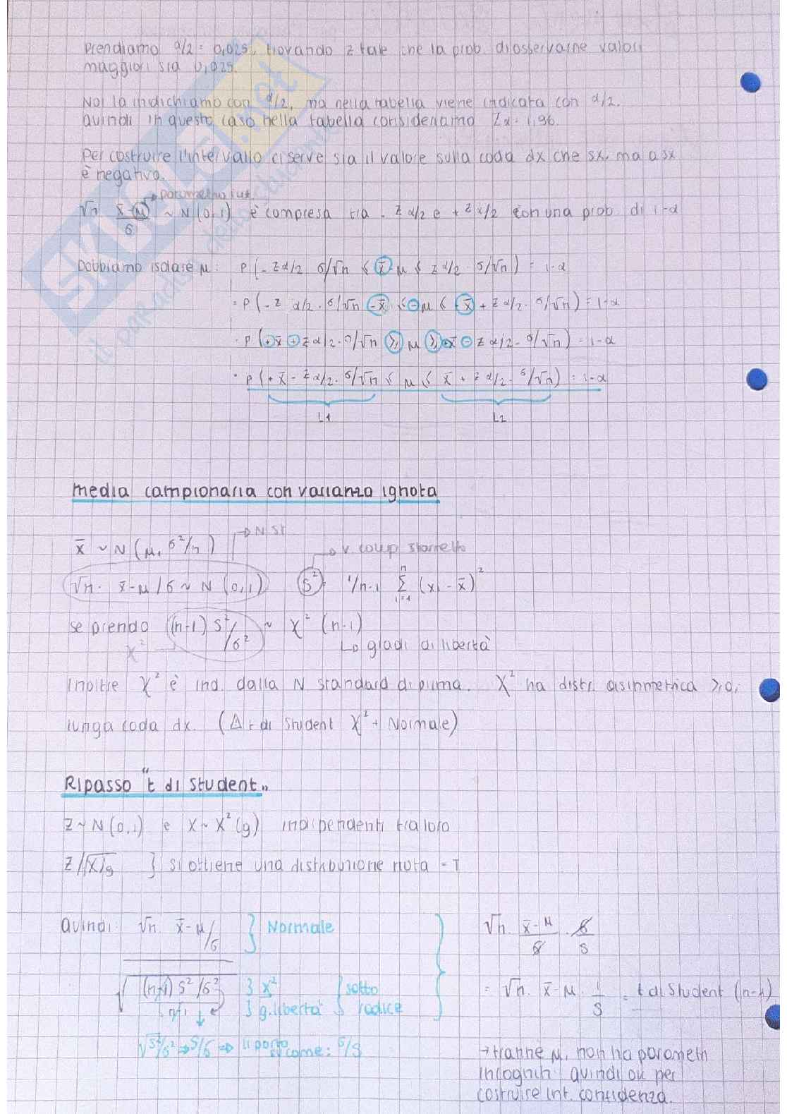 Strumenti statistici Pag. 2