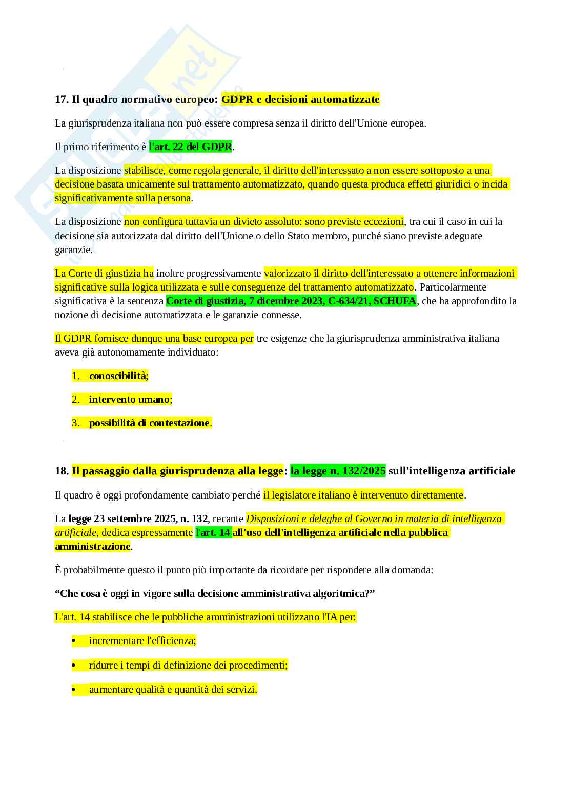 Decisione amministrativa algoritmica Pag. 11