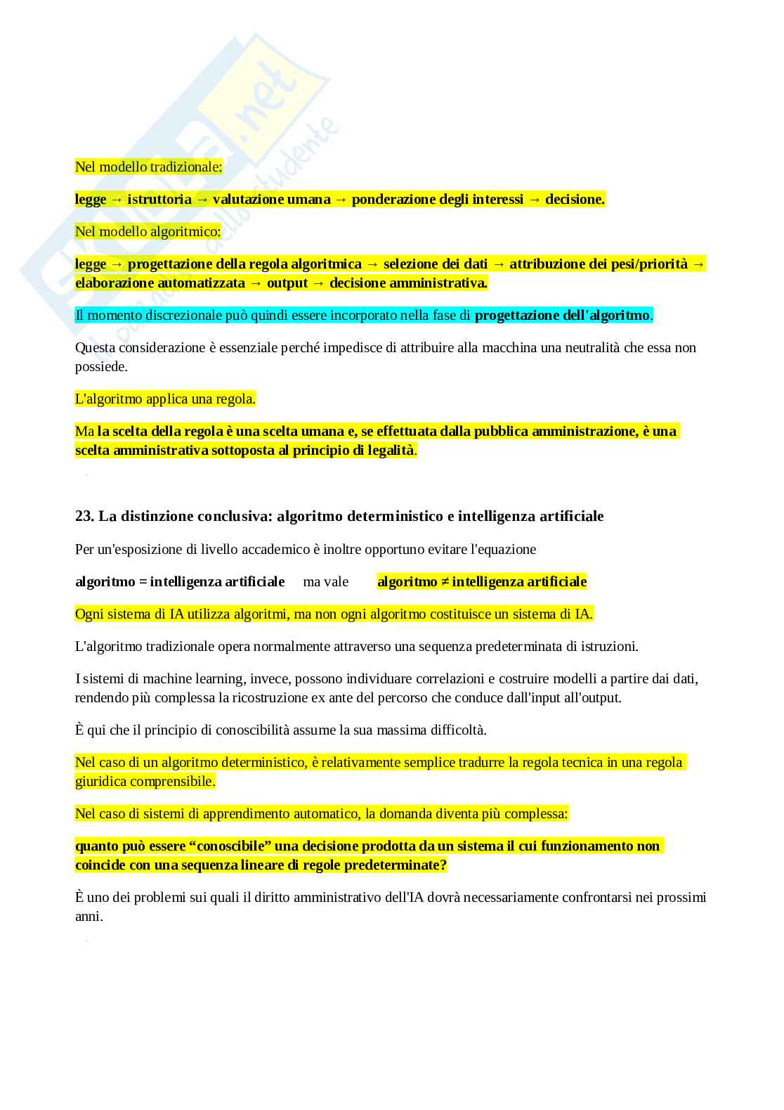 Decisione amministrativa algoritmica Pag. 16