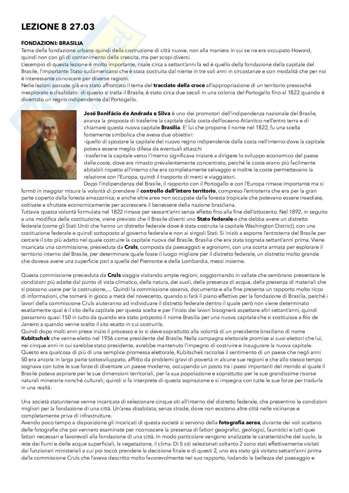 Riassunto esame Urbanistica, Prof. Gaeta Luca, libro consigliato Il primo libro di Urbanistica, Gaeta Pag. 1