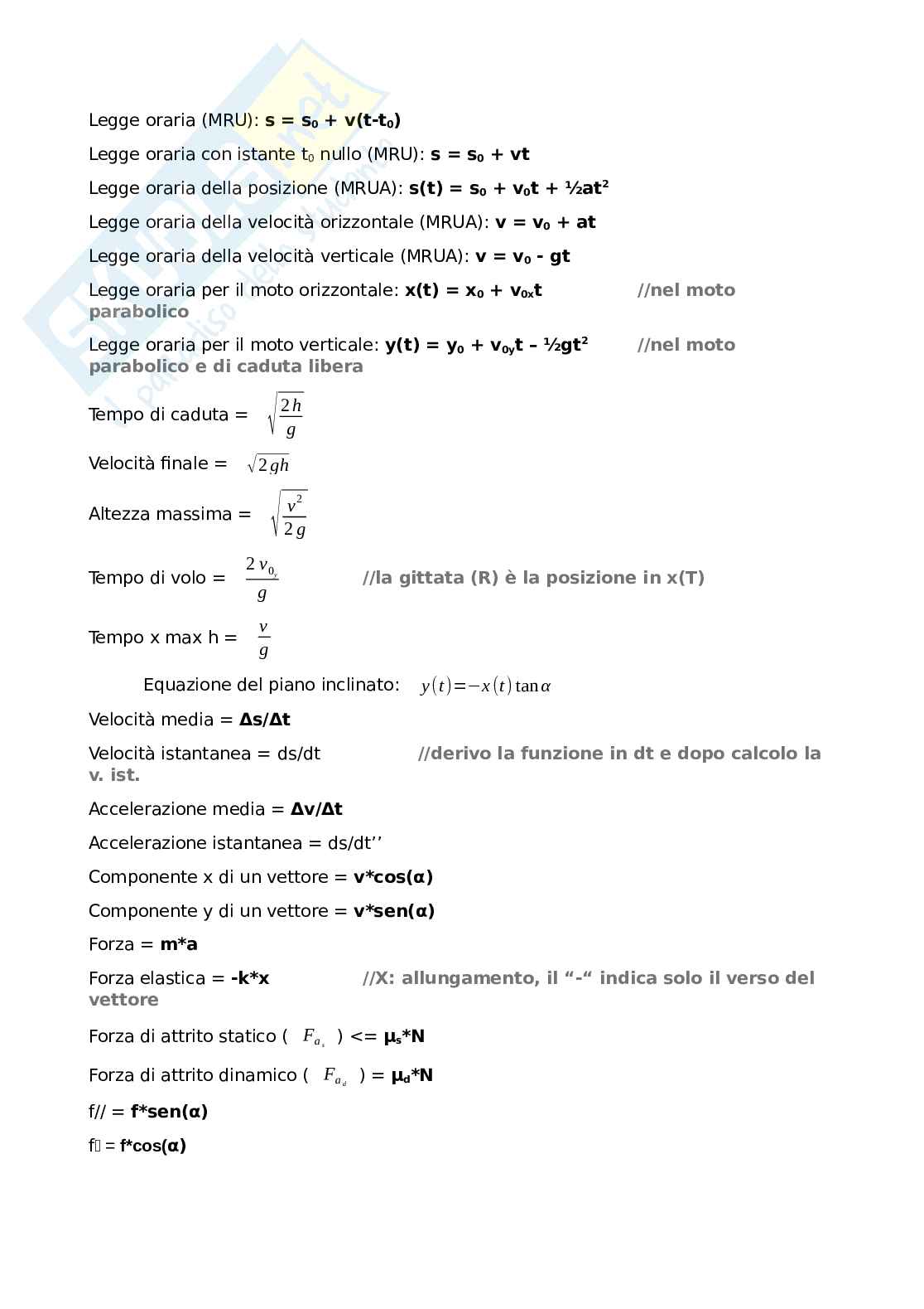 Appunti Fisica terrestre e laboratorio Pag. 1