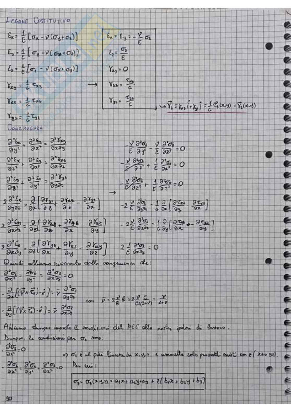 Appunti di Scienza delle costruzioni   Pag. 91