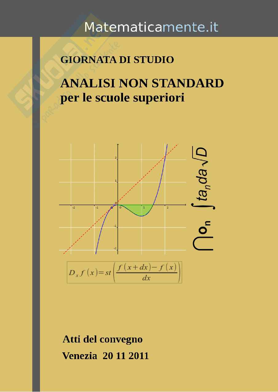 Giornata di Studio Analisi Non Standard 1 (ebook) Pag. 1