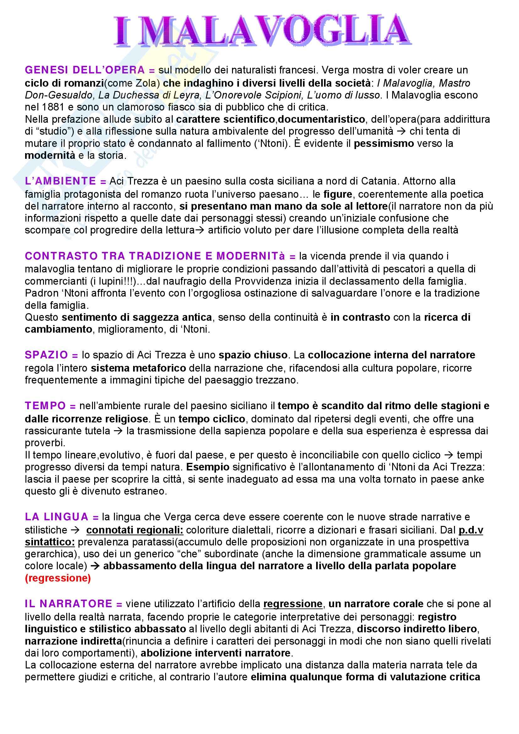 Analisi Del Testo I Malavoglia Capitolo 1 Pdf