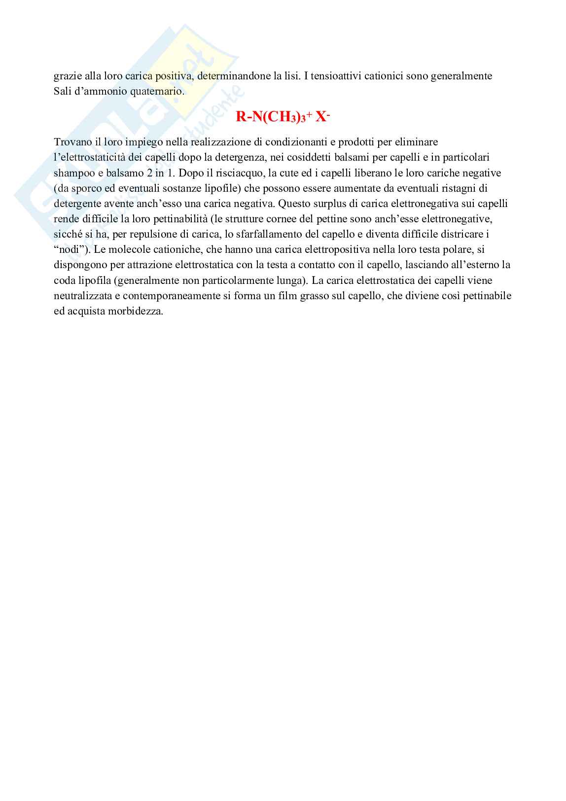 Riassunto esame Prodotti cosmetici, Prof. Manconi Maria, libro consigliato Cosmetologia: dalla dermocosmesi funzionale alla cosmeceutica , Borellini Pag. 36