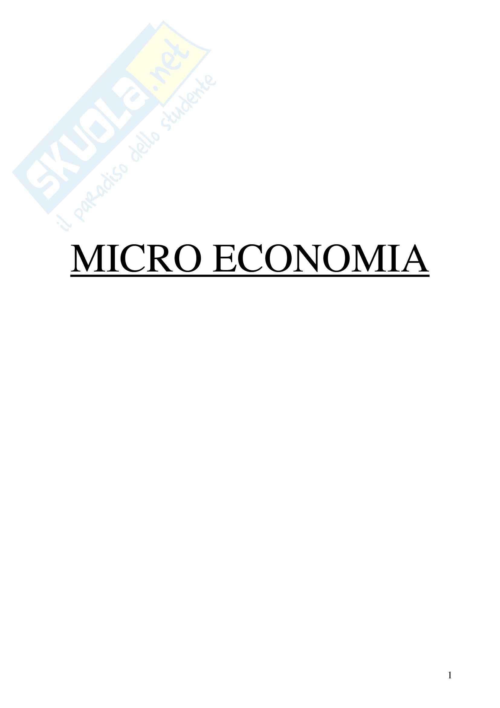 Microeconomia Pag. 1