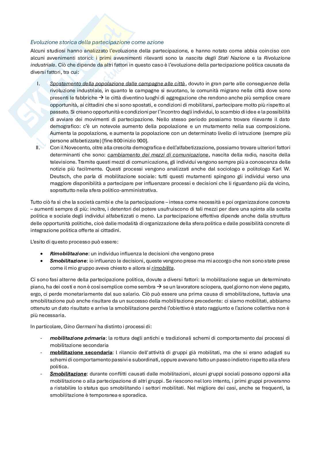 Appunti Scienza della politica Pag. 21