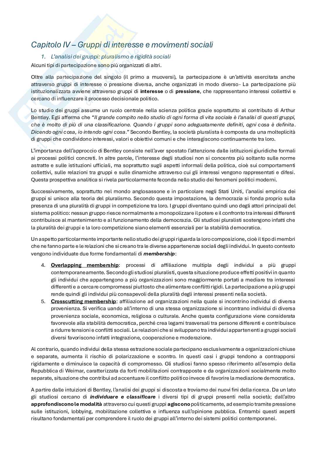 Appunti Scienza della politica Pag. 31