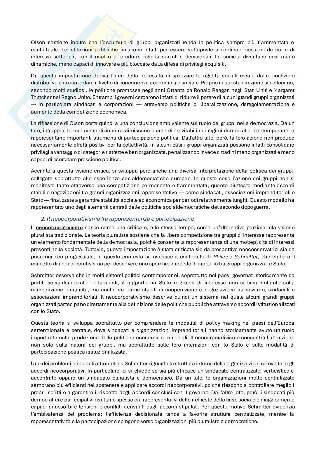 Appunti Scienza della politica Pag. 36
