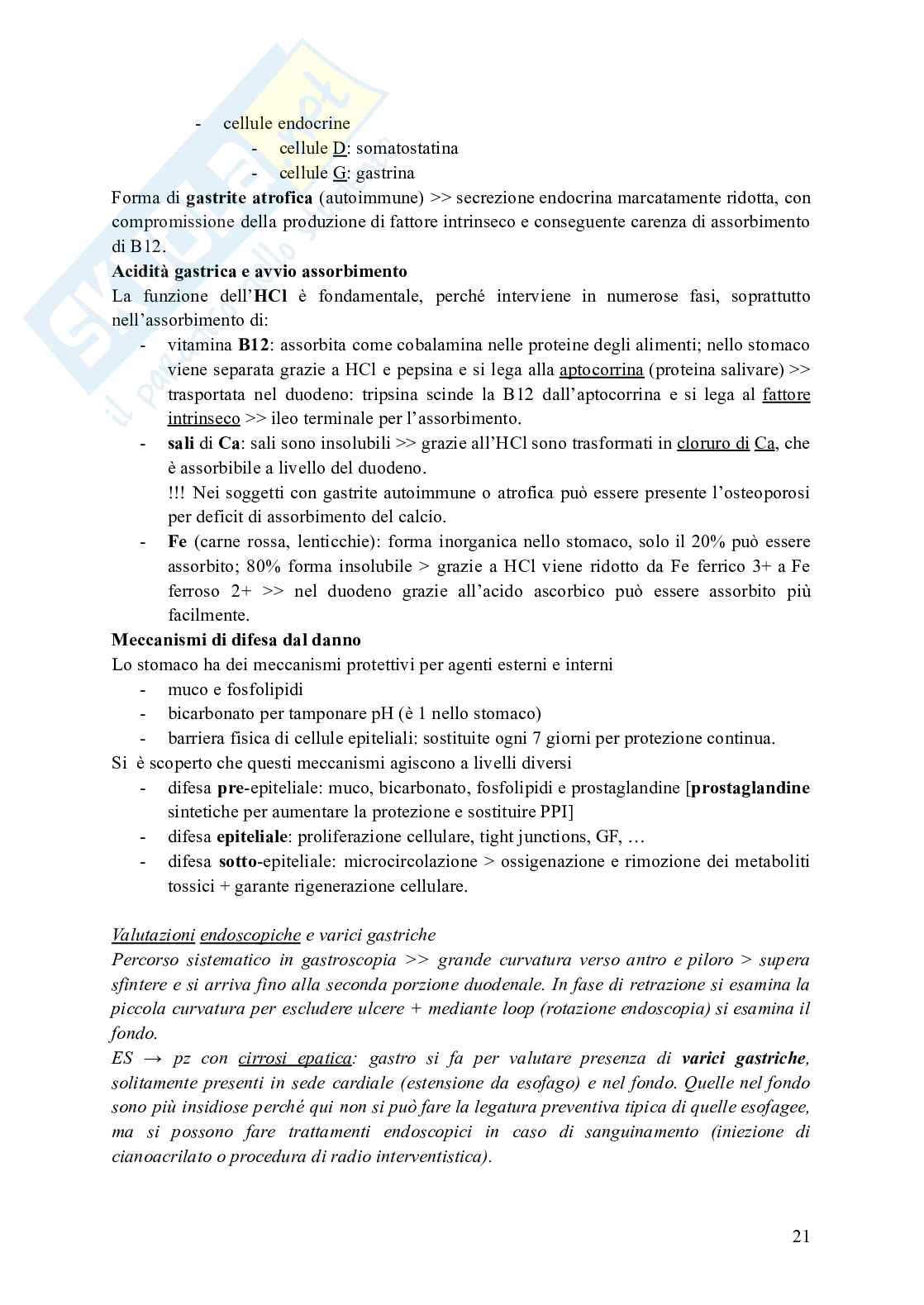 Schemi di Gastroenterologia Pag. 21