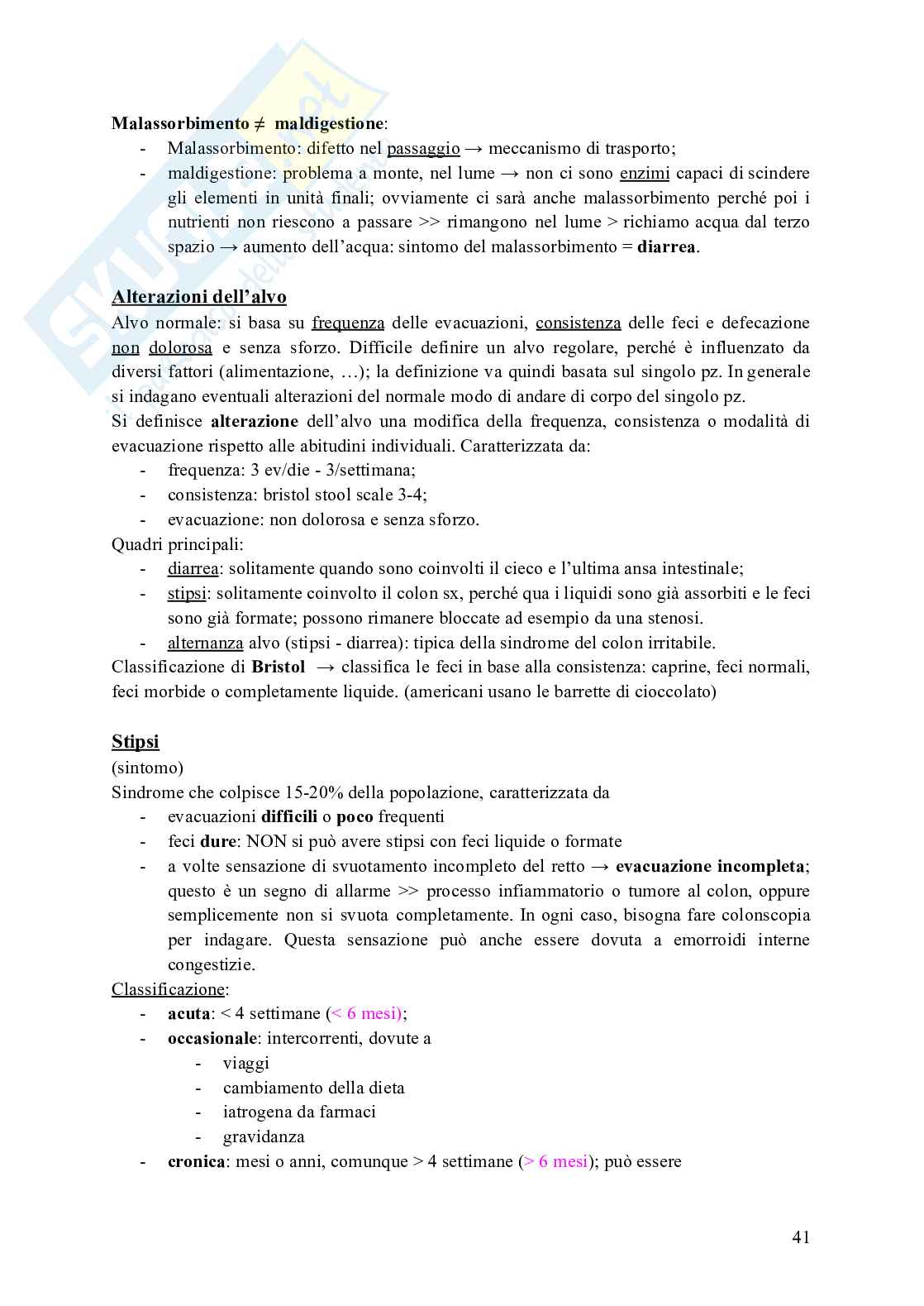 Schemi di Gastroenterologia Pag. 41