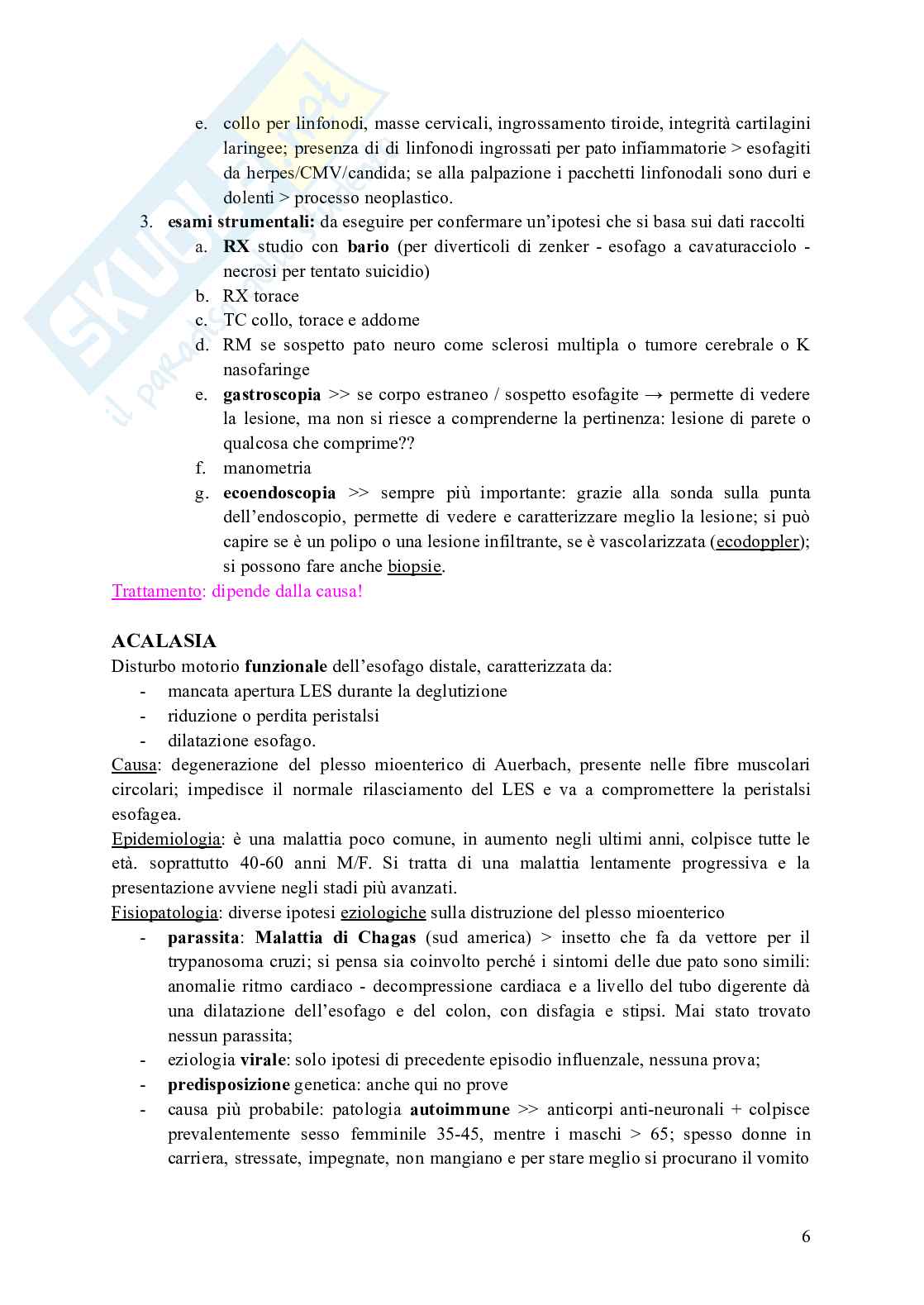 Schemi di Gastroenterologia Pag. 6