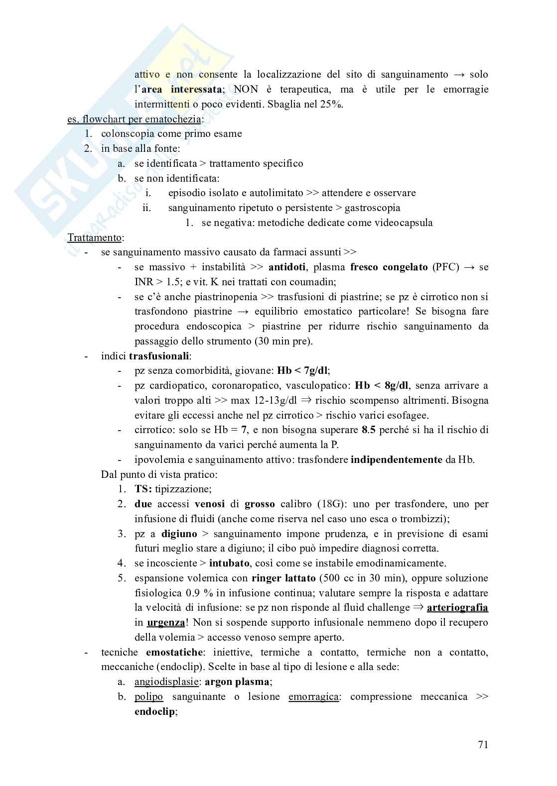 Schemi di Gastroenterologia Pag. 71