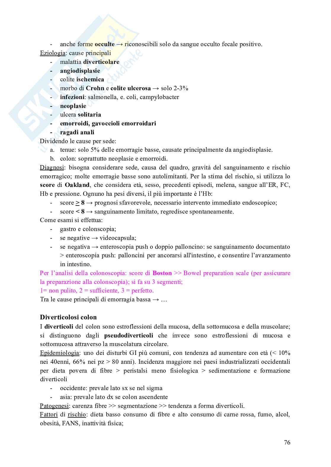 Schemi di Gastroenterologia Pag. 76