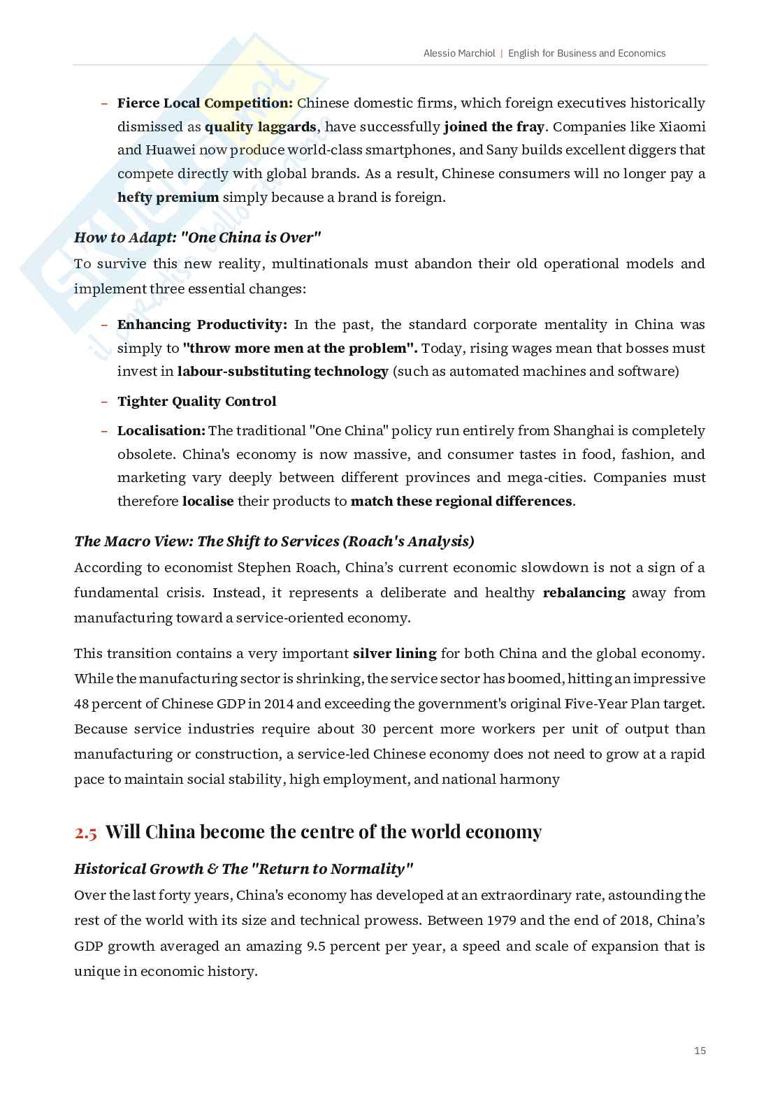 English Business for Economics Pag. 16