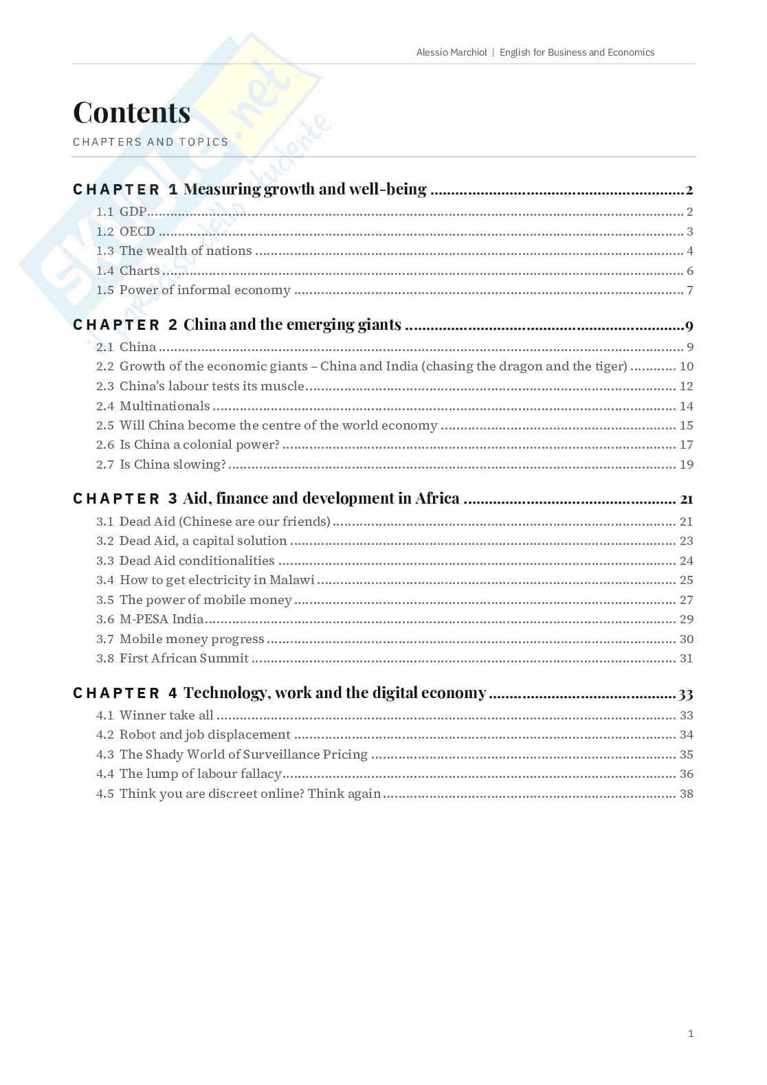 English Business for Economics Pag. 2