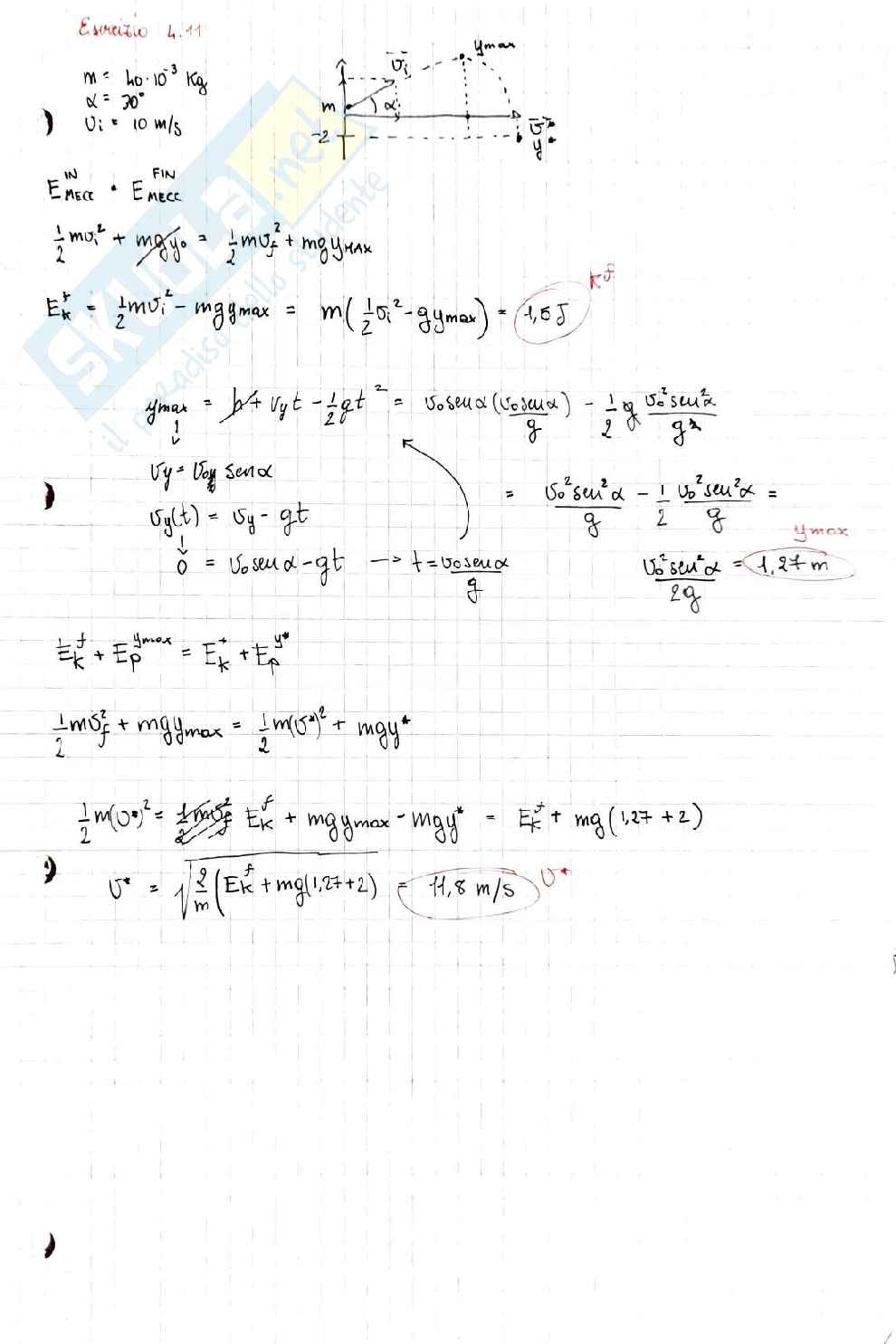 Esercizi svolti d'esame - Fisica 1 Pag. 41