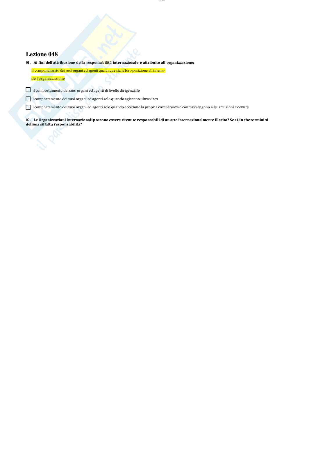 Diritto Internazionale Pag. 61