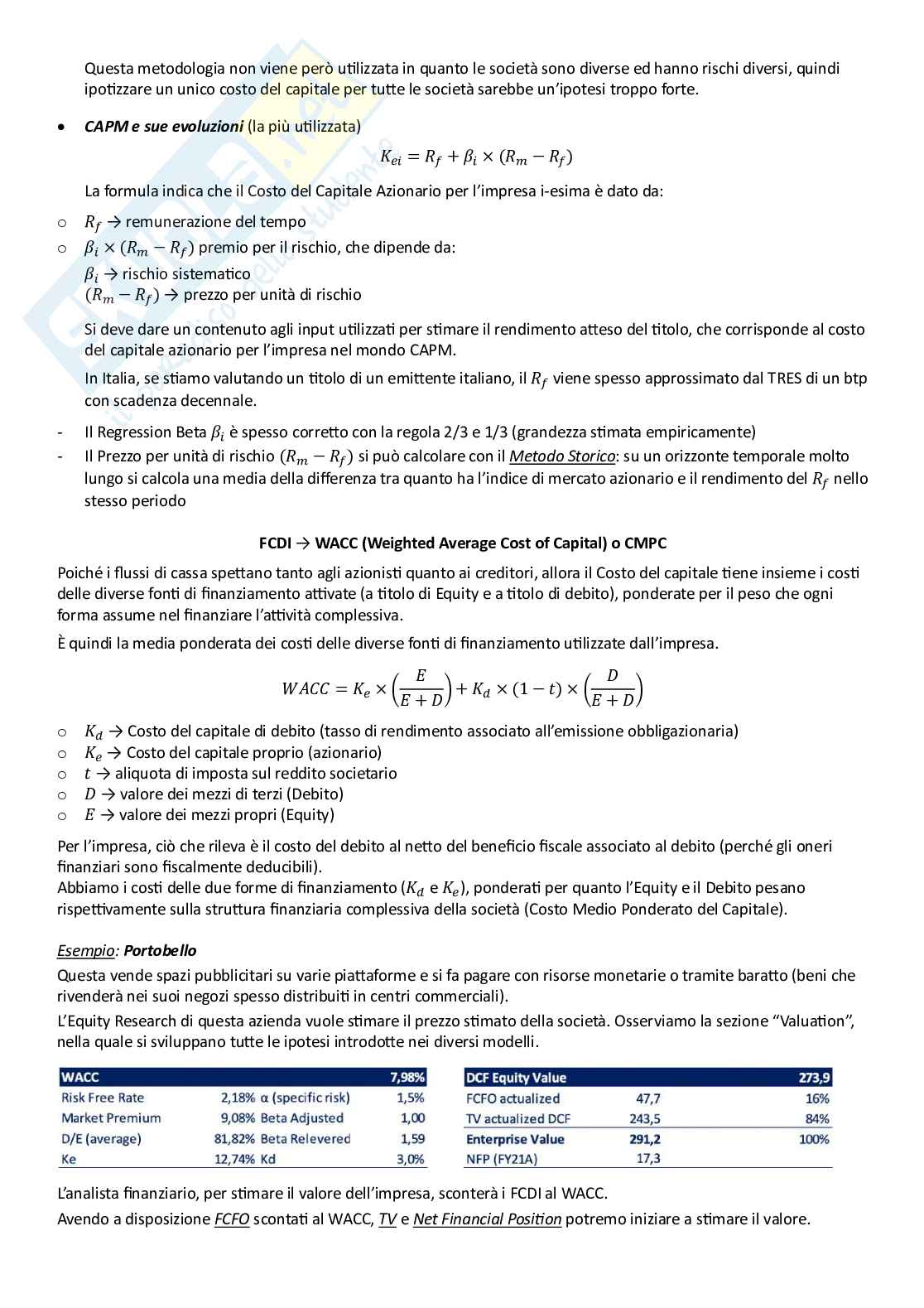 Appunti Economia del mercato mobiliare Pag. 66