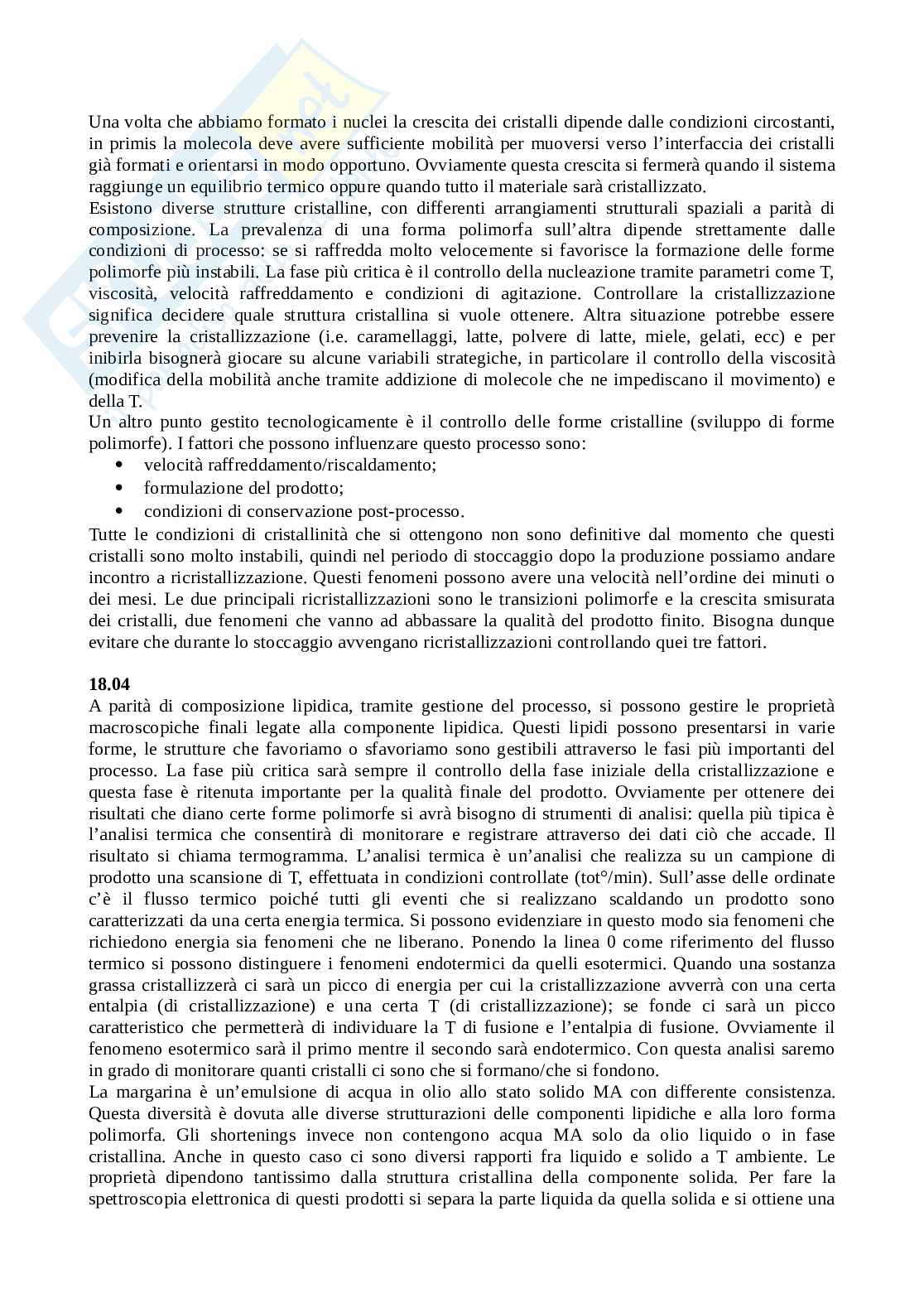 Appunti di formulazione prodotti alimentari (additivi) Pag. 26