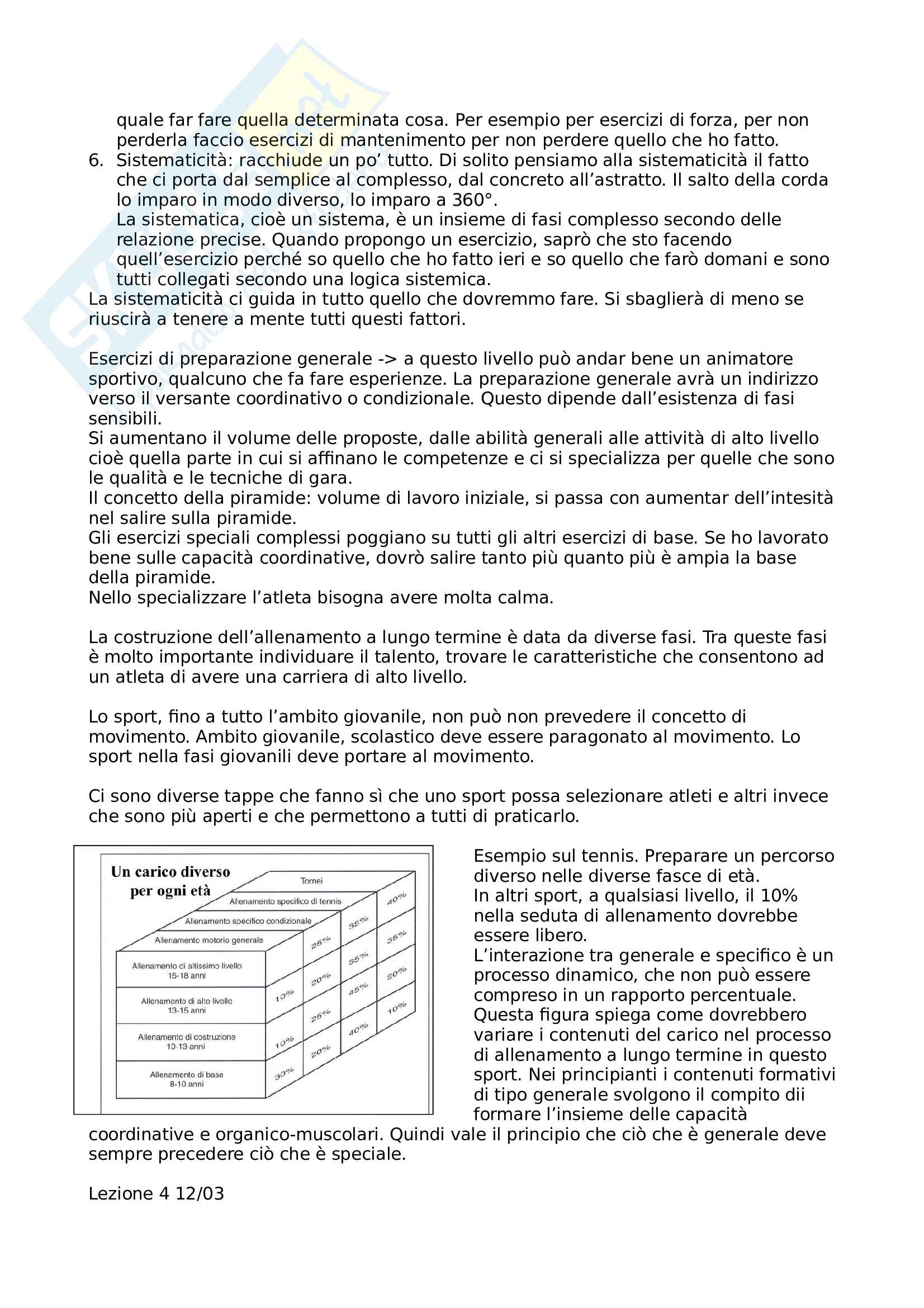 Teoria E Metodologia Dell Allenamento