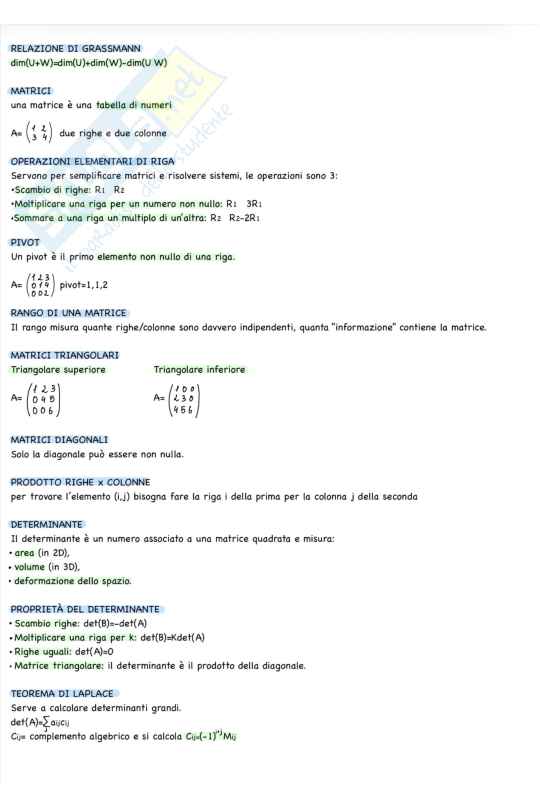 Preparazione esame Geometria I Pag. 2