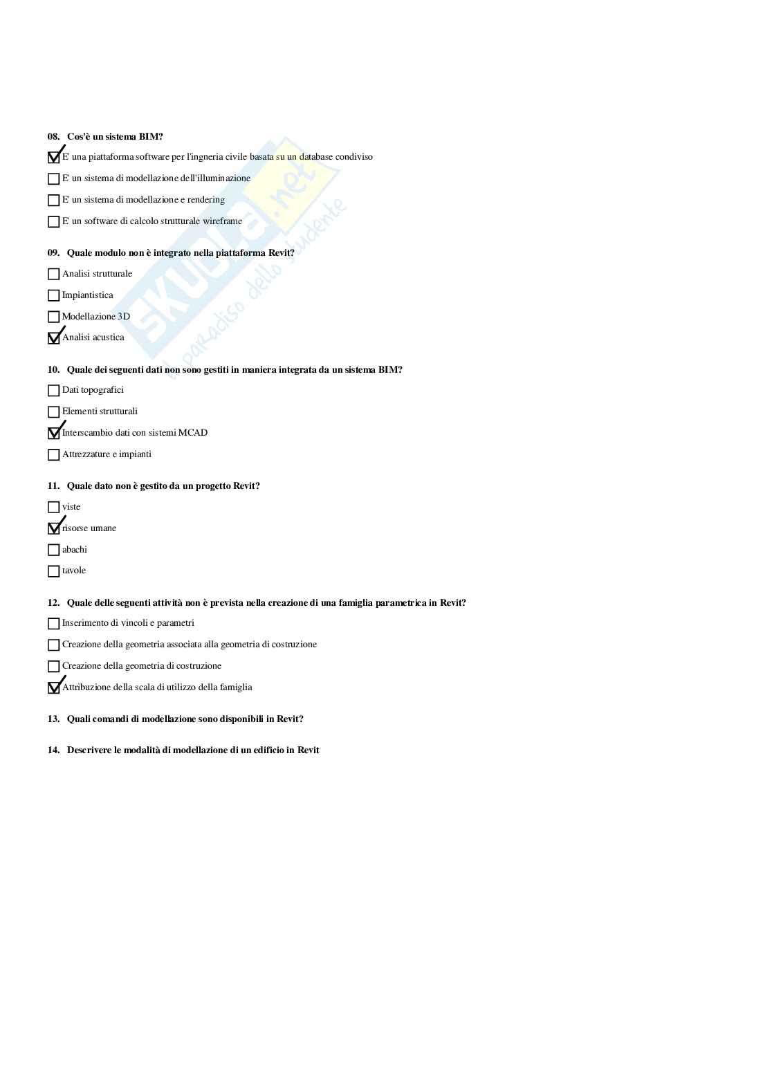 Paniere computer aided design (CAD)  - risposte multiple Pag. 46