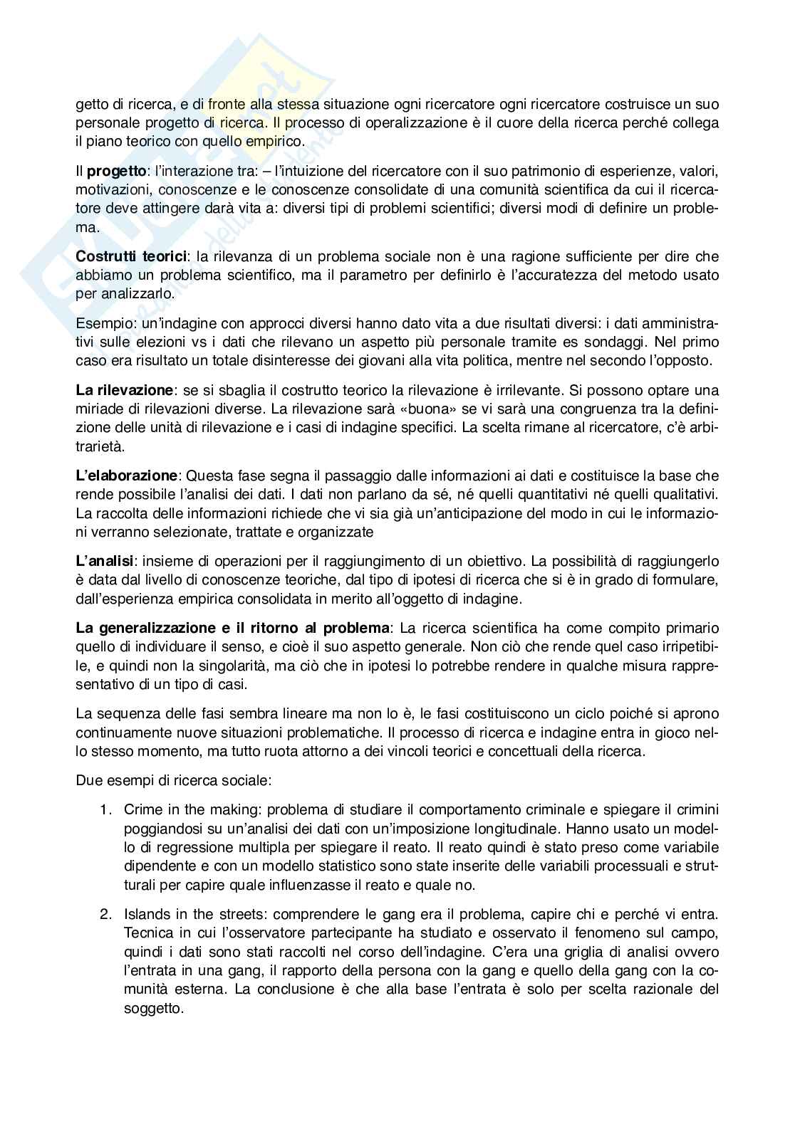 Metodologia di ricerca sociale e analisi dei consumi   Pag. 2